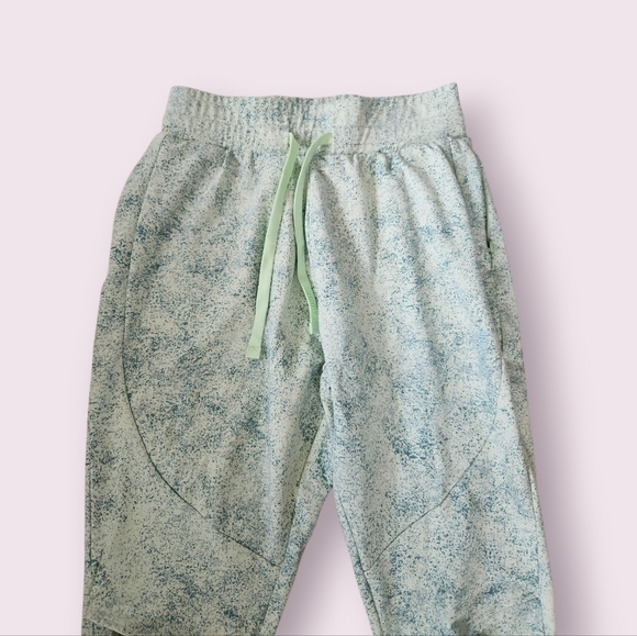 Gymshark | EUC Chalk Joggers Weight Lifting Light Green Print Size S - Picture 5 of 10